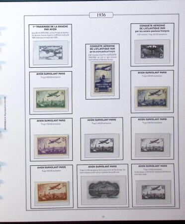 1855-2001 Collection neuve en albums AV, dont Caisse