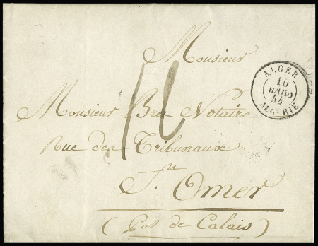 1836-1885 Joli groupe de + 50 lettres différentes