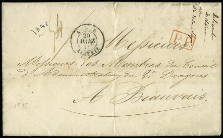 1836-1885 Joli groupe de + 50 lettres différentes