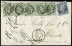 1836-1885 Joli groupe de + 50 lettres différentes