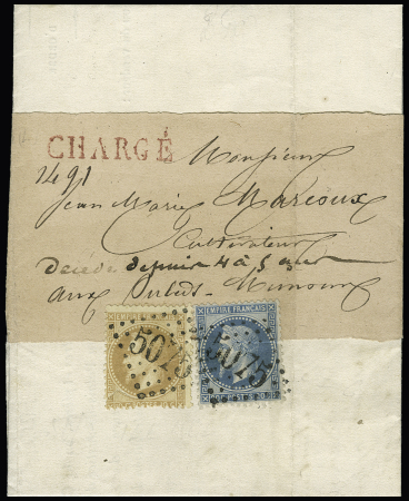 1836-1885 Joli groupe de + 50 lettres différentes
