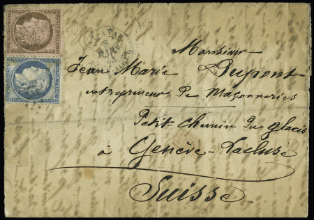 1836-1885 Joli groupe de + 50 lettres différentes
