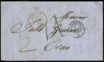 1836-1885 Joli groupe de + 50 lettres différentes