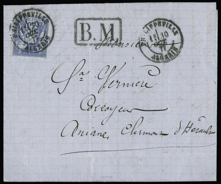 1836-1885 Joli groupe de + 50 lettres différentes