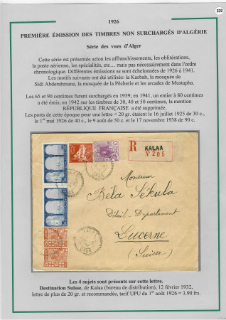 1905-1945 Joli groupe de + 185 lettres différentes,