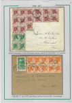 1905-1945 Joli groupe de + 185 lettres différentes,