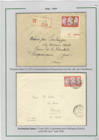 1905-1945 Joli groupe de + 185 lettres différentes,