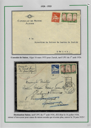1905-1945 Joli groupe de + 185 lettres différentes,