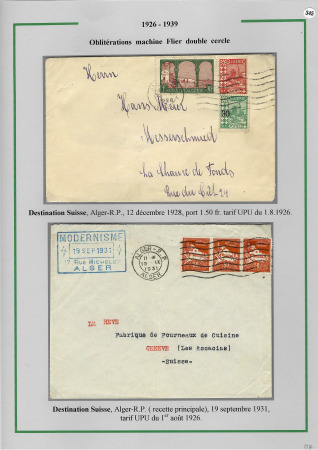 1905-1945 Joli groupe de + 185 lettres différentes,