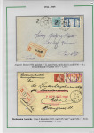 1905-1945 Joli groupe de + 185 lettres différentes,