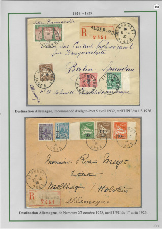 1905-1945 Joli groupe de + 185 lettres différentes,