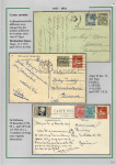 1905-1945 Joli groupe de + 185 lettres différentes,