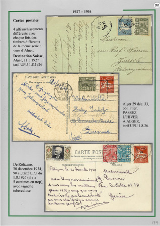 1905-1945 Joli groupe de + 185 lettres différentes,