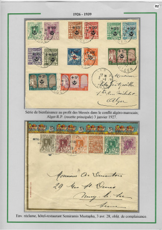 1905-1945 Joli groupe de + 185 lettres différentes,