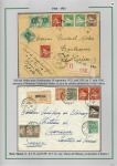 1905-1945 Joli groupe de + 185 lettres différentes,