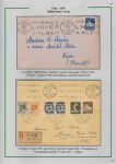 1905-1945 Joli groupe de + 185 lettres différentes,