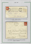 1905-1945 Joli groupe de + 185 lettres différentes,