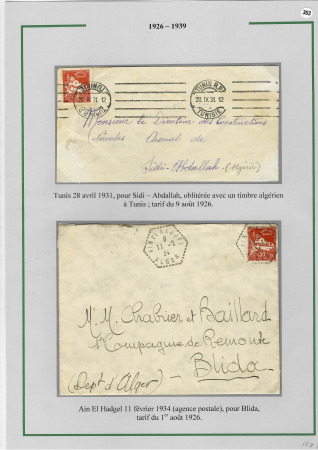 1905-1945 Joli groupe de + 185 lettres différentes,