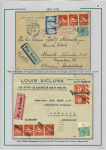 1905-1945 Joli groupe de + 185 lettres différentes,