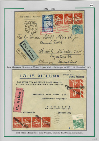 1905-1945 Joli groupe de + 185 lettres différentes,