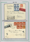 1905-1945 Joli groupe de + 185 lettres différentes,