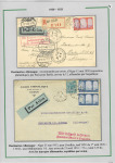 1905-1945 Joli groupe de + 185 lettres différentes,