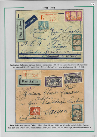 1905-1945 Joli groupe de + 185 lettres différentes,