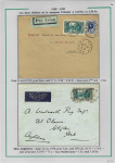 1905-1945 Joli groupe de + 185 lettres différentes,