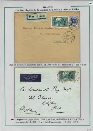 1905-1945 Joli groupe de + 185 lettres différentes,