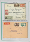 1905-1945 Joli groupe de + 185 lettres différentes,