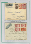 1905-1945 Joli groupe de + 185 lettres différentes,