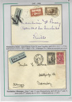 1905-1945 Joli groupe de + 185 lettres différentes,