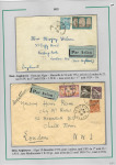 1905-1945 Joli groupe de + 185 lettres différentes,