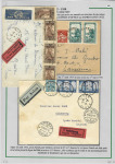 1905-1945 Joli groupe de + 185 lettres différentes,
