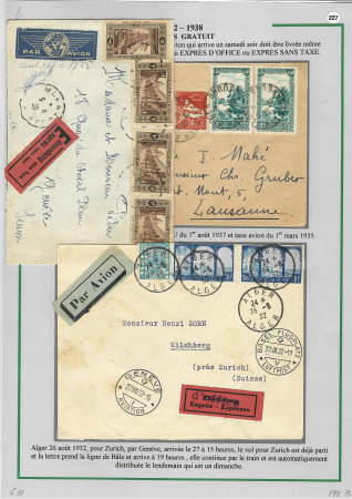 1905-1945 Joli groupe de + 185 lettres différentes,