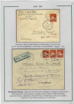 1905-1945 Joli groupe de + 185 lettres différentes,