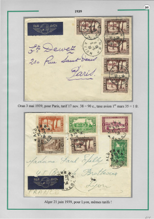 1905-1945 Joli groupe de + 185 lettres différentes,
