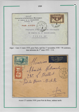 1905-1945 Joli groupe de + 185 lettres différentes,