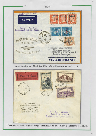 1905-1945 Joli groupe de + 185 lettres différentes,