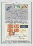 1905-1945 Joli groupe de + 185 lettres différentes,