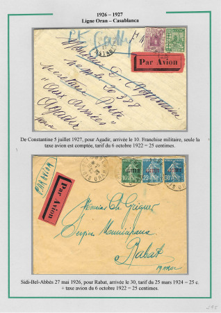1905-1945 Joli groupe de + 185 lettres différentes,