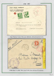 1905-1945 Joli groupe de + 185 lettres différentes,
