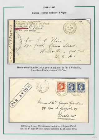 1905-1945 Joli groupe de + 185 lettres différentes,