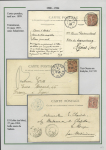 1905-1945 Joli groupe de + 185 lettres différentes,