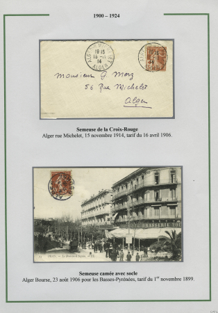 1905-1945 Joli groupe de + 185 lettres différentes,