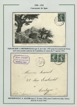 1905-1945 Joli groupe de + 185 lettres différentes,
