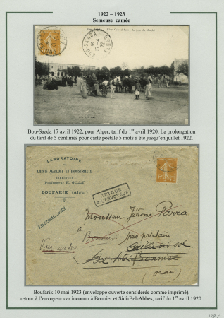 1905-1945 Joli groupe de + 185 lettres différentes,