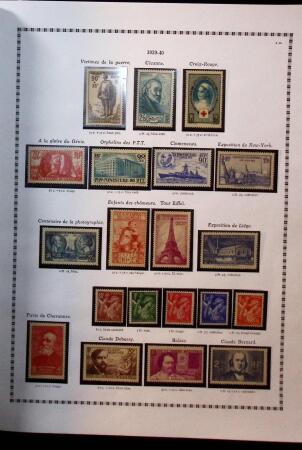 1938-2003 Collection de France en neufs, qq oblitérés