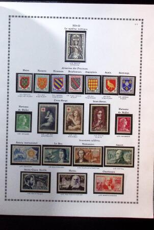 1938-2003 Collection de France en neufs, qq oblitérés