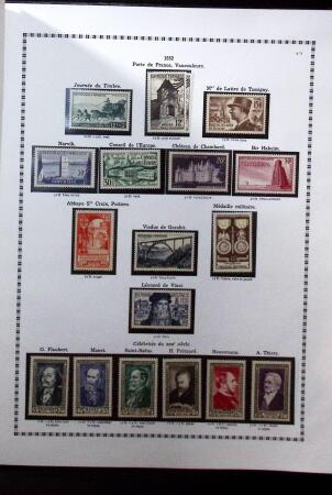 1938-2003 Collection de France en neufs, qq oblitérés